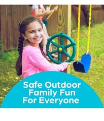 Playground Accessories Pirate Ship Wheel for Kids Outdoor Playhouse