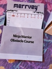 Merrvey Ninja Warrior Obstacle Course for Kids 50FT American Slackline