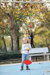 Tree Climbing Rope and Kids Disc Swing Seat Set Outdoor Backyard Playground