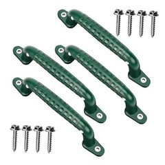 4 Luminous Safety Playground Handles, Swing Set Kids Safety Hand Grips Green