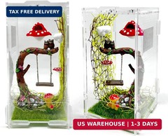 Jumping Spider Accessories, Funny Fairytale Garden Swing Climbing Toy, Garden Tr