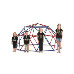 Lifetime 90136 Kids Geo Dome Climber 5′ Outdoor Fun Playset Jungle Gym Earthtone