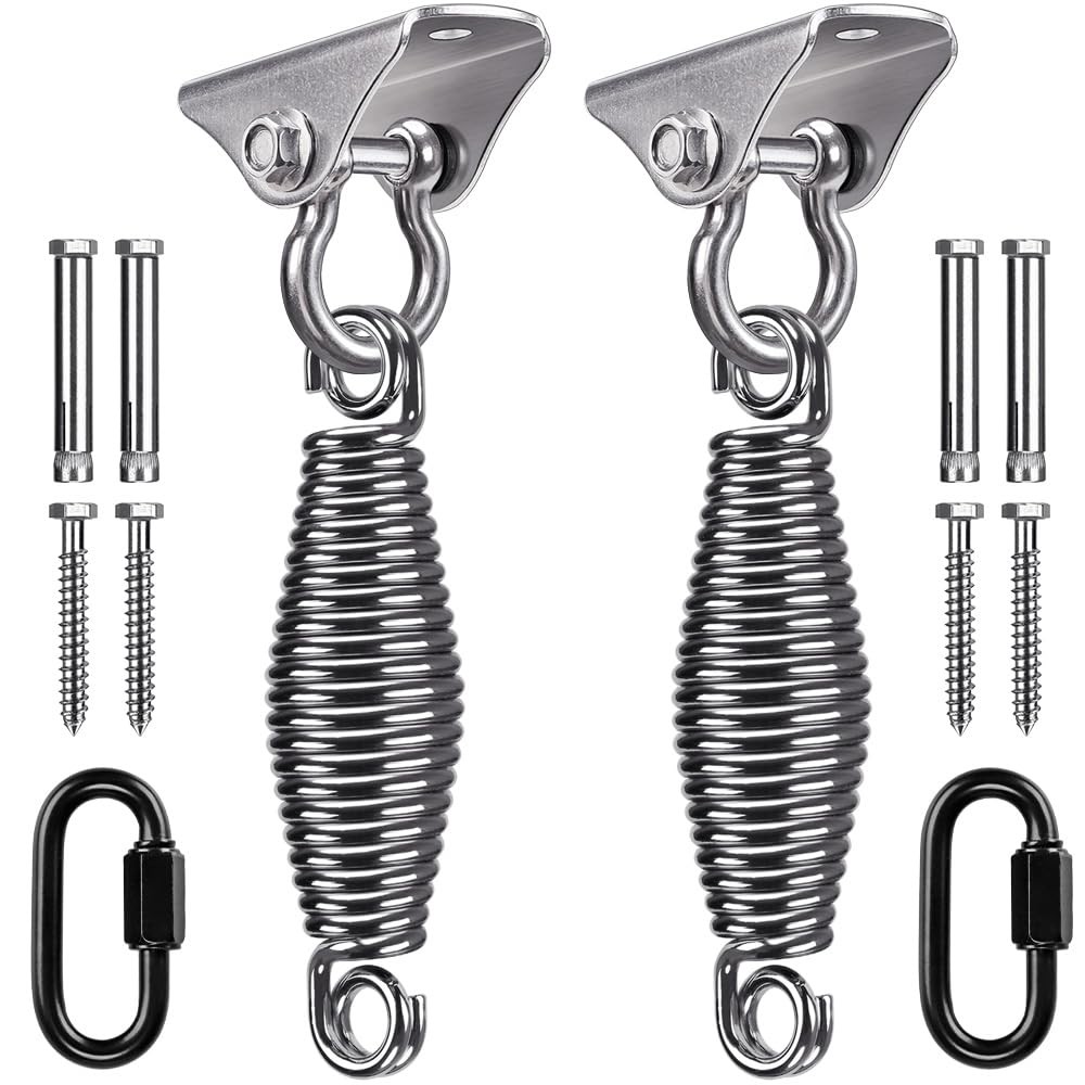 SELEWARE Porch Swing Hangers Stainless Steel Swing Hooks Heavy Duty Swing Set Ho