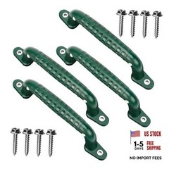 4 Luminous Safety Playground Handles, Swing Set Kids Safety Hand Grips Green