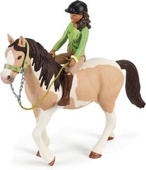 Horse Club – 23 PC Sarah’s Camping Adventure Horse Playset – Includes Rider, Ma