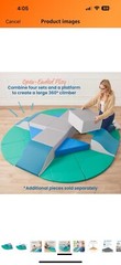 ECR4Kids SoftZone Adventurer’s Summit Slide, Corner Climber, Contemporary