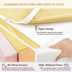 Climbing Toys for Toddlers , Toddler Climbing Toys Indoor, 5-Piece Foam Climbing