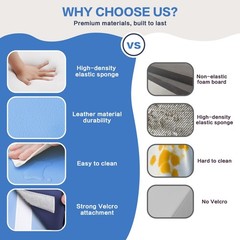 Climbing Foam Blocks for Toddlers: PU Leather Foam Blocks for Kids Active Pla…