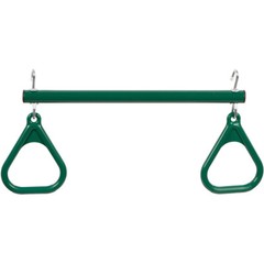 Trapeze Bar with Rings (no chain) Green