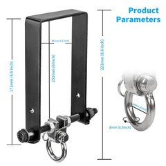 Heavy Duty Swing Hangers, Wooden 180° Swing Set Accessories Hammock Capacity