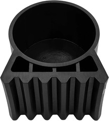 2.36″/60Mm Porch Swing Replacement Straight Feet, Black Plastic Leg Caps to Secu