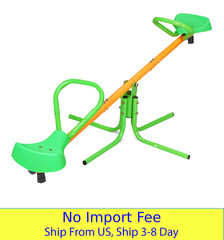 360° Kids Spinning Seesaw Swivel Teeter Totter Outdoor Backyard Toy