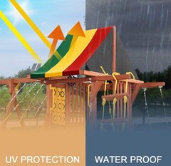 MOFEEZ 52” x 90” Swing Set Replacement Canopy Tarp PVC UV Waterproof