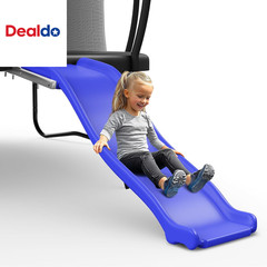 Plastic Trampoline Slide for 8-16FT, Heavy Duty Outdoor Slide for Trampoline, Sa