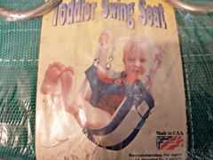 KidSeats Toddler Swing Seat Green Midwest Sewing Playset Add On NOS 764803500159