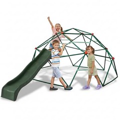 Phobos Climbing Dome with 6FT Slide – Toddler Jungle Gym, Monkey 6ft Slide