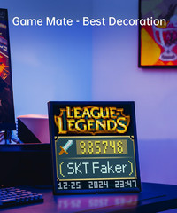 64 X 64 LED Panel Digital Frame Wifi Pixel Cloud APP Control Gaming Room