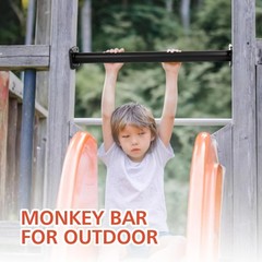16.5″ Outdoor Monkey Bars for Backyard – Set of 12,Green Metal Outdoor/Indoor Mo