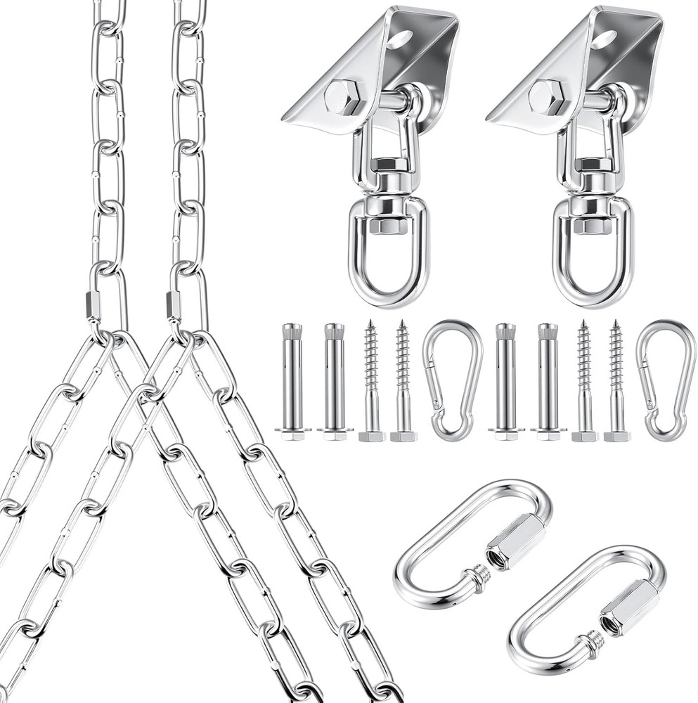 1500Lbs Heavy Duty Porch Swing Hanging Hardware Kit