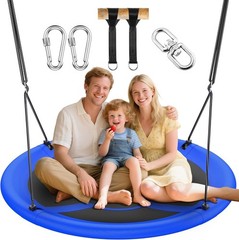 Family-Friendly 43″ Saucer Swing – Waterproof & Tear-Resistant for All Ages