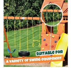 Swing Set Hangers – Heavy Duty Brackets with Locking Snap Hooks Wood Porch DIY
