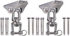Lot of 2 SELEWARE HD 360° Swivel Swing Hangers Stainless Steel Yoga Punching Bag