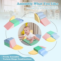 Climbing Toys for Toddlers 1-3, Foam Climb Blocks for Baby，4-Piece Baby Climb…