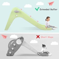 Kids Slide Climber Playset Toddler Climber Indoor Outdoor Freestanding Slide