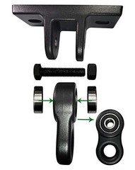 ABUSA Heavy Duty Swing Hangers 2 Pack 5000lb Capacity Playground Porch Yoga Blac