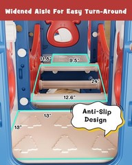 12-in-1 Toddler Slide & Swing Set Kids Slide Toddlers Age 1 Toddler Outdoor