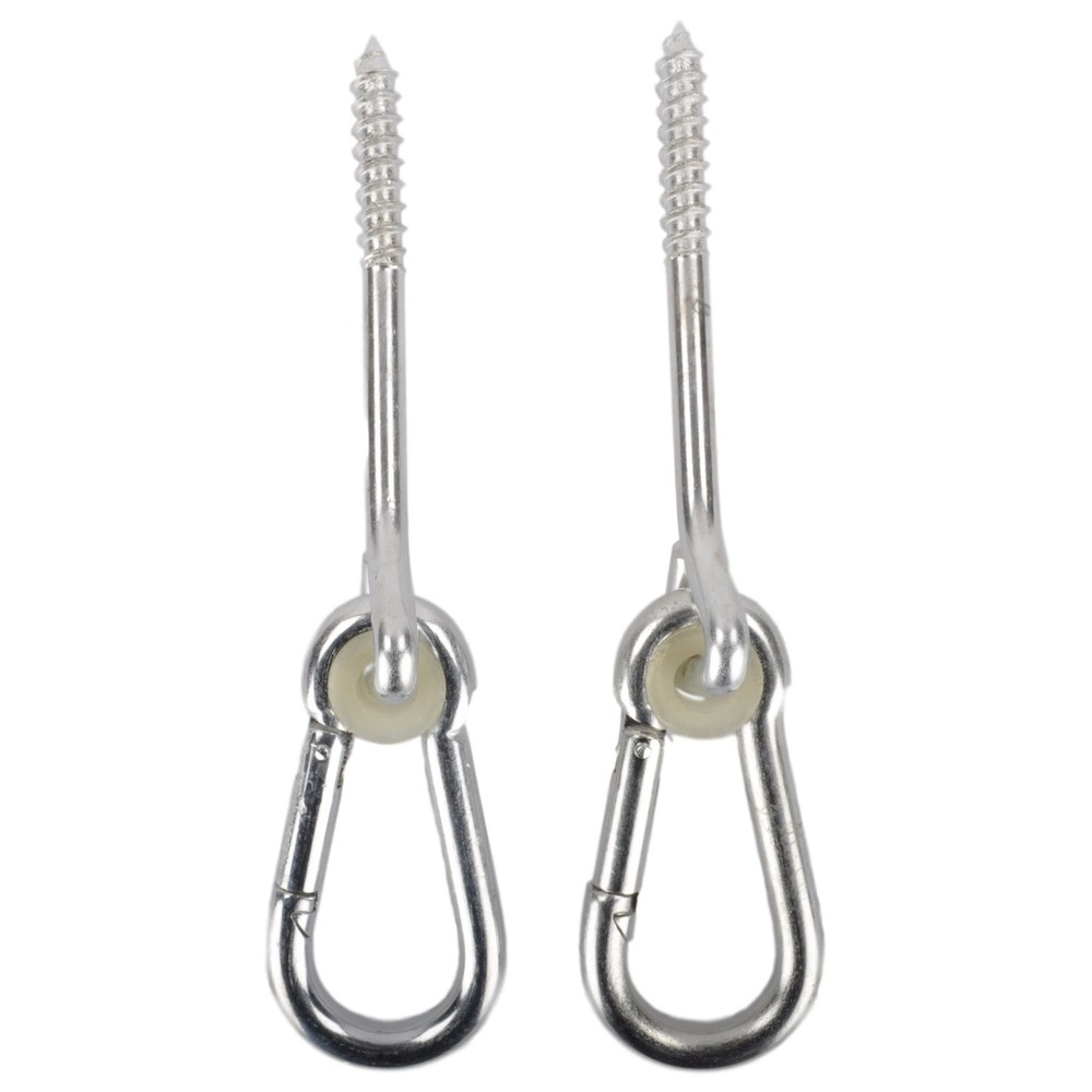 SWING SET STUFF INC. 3/8″ X 4″ SWING HANGER AND SPRING CLIP FOR WOOD(PAIR) 0272
