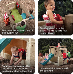 Woodland Climber II Kids Playset, Ages 2 –6 Years Old, Toddler Slide and Climbin