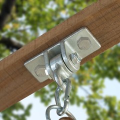New Heavy Duty Permanent Swing Hanger Brackets Set for Indoor and Outdoor Use