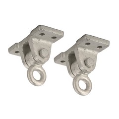 Swing Set Stuff Inc. 4 Hole Ductile Iron Wood Beam Swing Hangers 0385