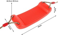 New! Faruxue Plastic Swing Seat Set for Kids , Garden Non-Slip Swing Board with