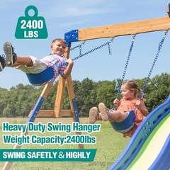 Swing Hangers with Bearing, Heavy Duty Porch Swing Hanging Kit for Outdoor Pl…