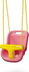 Gorilla Playsets 04-0032-PK High Back Plastic Infant Swing with Yellow T bar & R