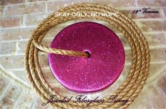 Hot Pink Sparkling Girls Fiberglass Tree Swing Seat (Seat Only) #001FIB-12D