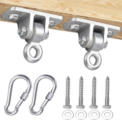 BETOOLL 2400Lb Capacity Heavy Duty Swing Hangers for Wooden Sets Playground Porc