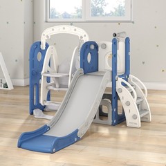 Toddler Swing/Slide Set 7 in 1 Baby Slide for Toddlers 1-3 Toddler Playground