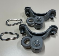 Swingset swing hangers,Galv. Steel pipe hangers, play set playground,3 1/2″ PAIR