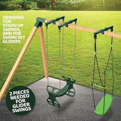 Swing Set Conversion Bracket – No Tree, No Problem, Convert Your Swingset int…