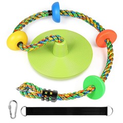 Tree Swing Climbing Rope Heavy Duty Replacement Leaf Green Indoor Outdoor