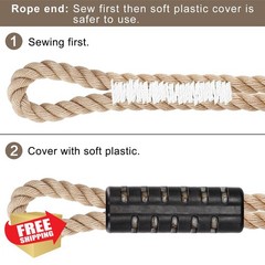 BeneLabel Tree Swing Rope 59in Off-White