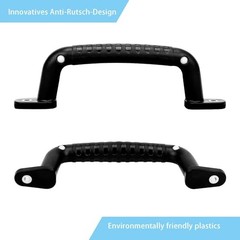 4 Luminous Playground Safety Handles, Sturdy Swing Sets Safety Grab black 4 PCS