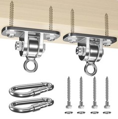 Swing Hangers for Wooden Beam, 2 Pack Stainless Steel 2400 LB Capacity Swing …