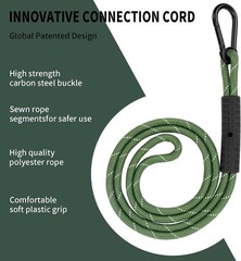 Heavy-Duty Tree Swing Ropes, 21” Hammock Strap Kit – 2 Pack