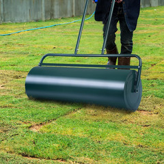 36″ Heavy-Duty Steel Lawn Roller for Smooth, Flat Grass Finish