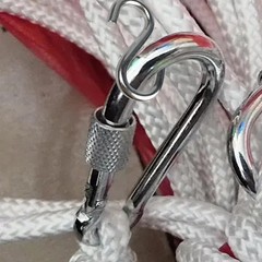 6PCS 3.15 Inch 304 Stainless Steel S Hooks, Heavy Duty M8 Hanging Hooks Large…