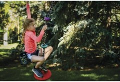 6′ Multicolor Nontoxic PE 250 lbs Climbing Rope Swing Reinforced Disc Seat